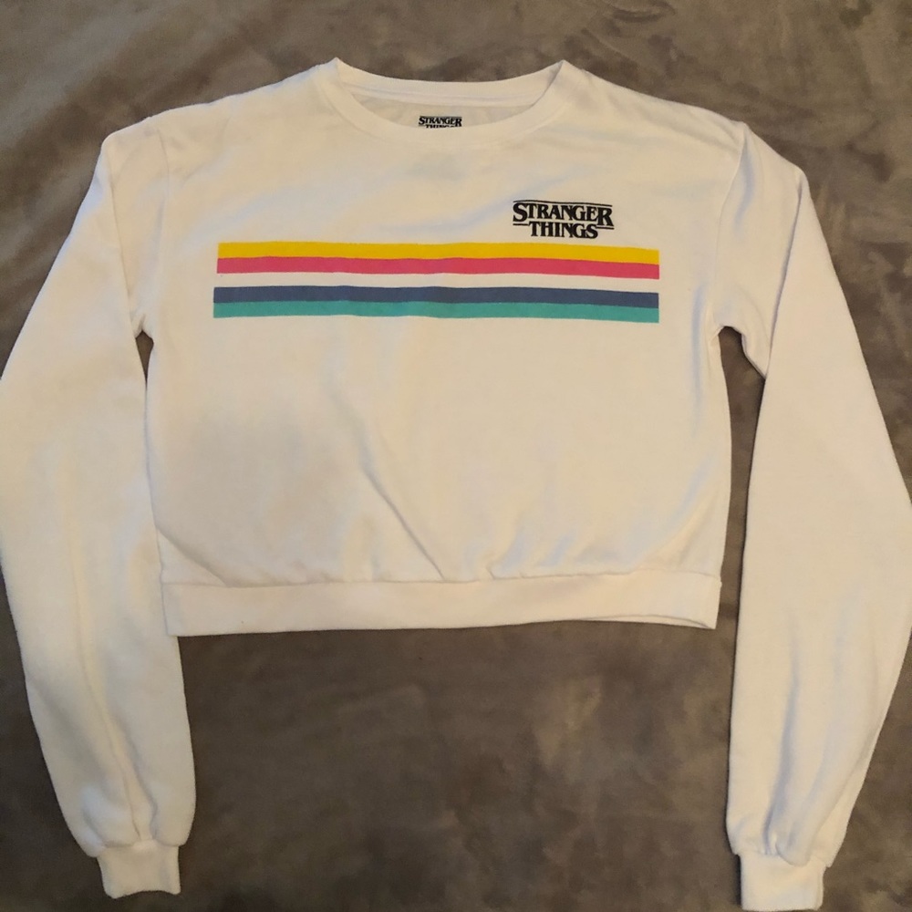Stranger Things Crop Sweatshirt
